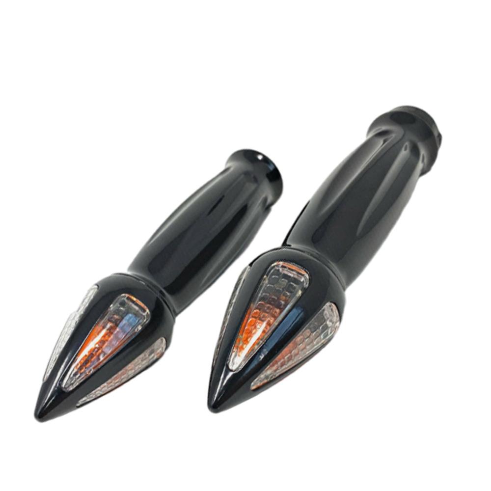 

Мотоциклетные ручки руля 1 25 мм с янтарным указателем поворота на концах для Harley чёрный