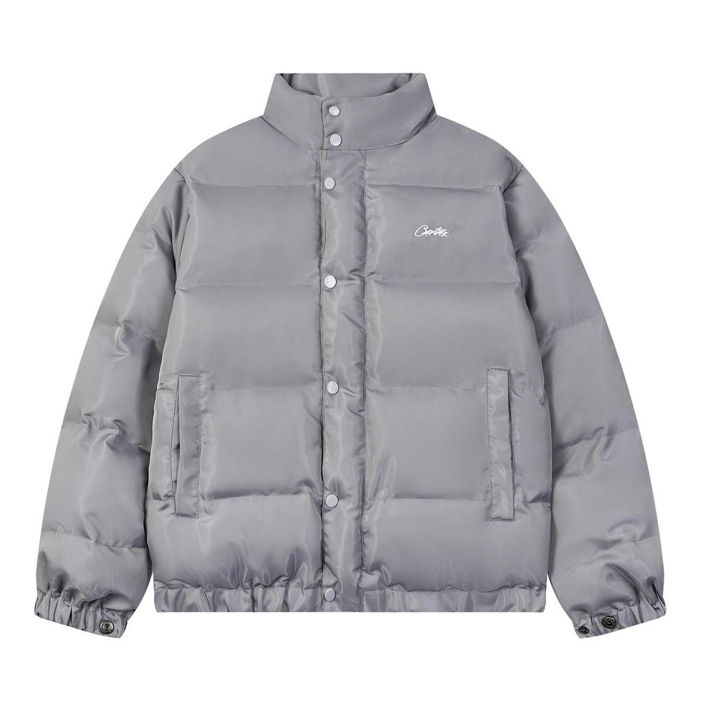 Chaqueta de Invierno Acolchada de Plumas Corteiz Alcatraz con LOGOTIPO Bordado