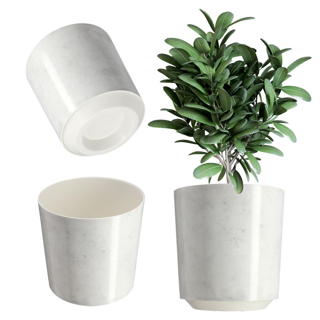 KADAX Flowerpot Cover for Flowerpot Rusty Flowers 19x20cm