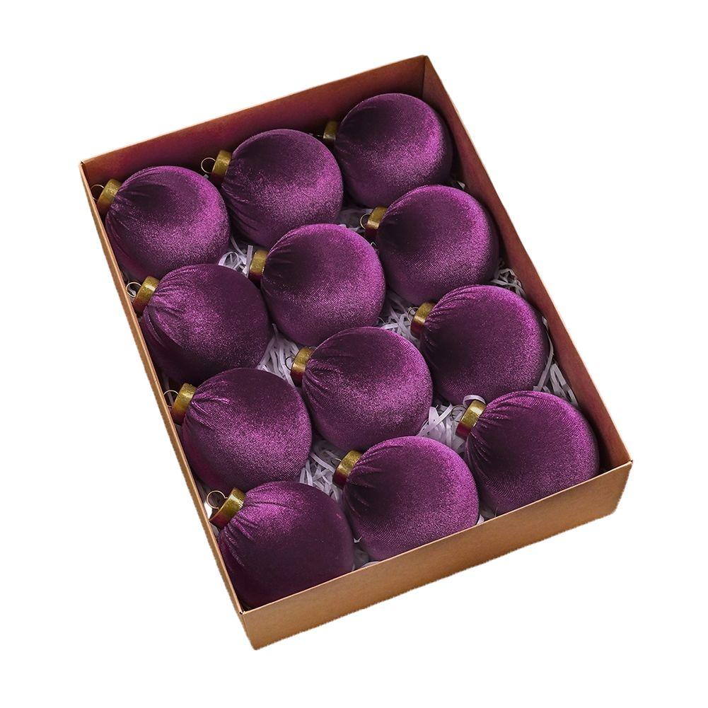 Christmas Party Decor Navy Blue Christmas Ornaments Presentation Box For Gifts Holiday Tree Decor Matching Ornament Collection