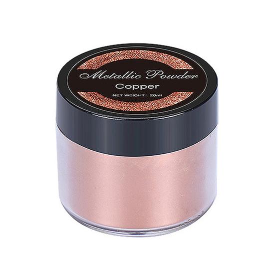 1 boks metallisk pulver Håndlaget neglekunstdekorasjon DIY epoksyharpiksform Fargestoff Nail Solid Pigment Kunsthåndverk Verktøy for smykkefremstilling