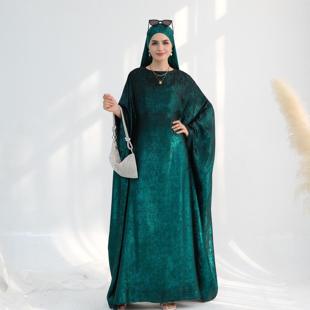 Loriya2025 Elegantes Patchwork Abaya Kleid LR778