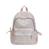 Schoolbag new schoolbag female Korean version ins literary small fresh wind junior high school student backpack large capacity casual backpack