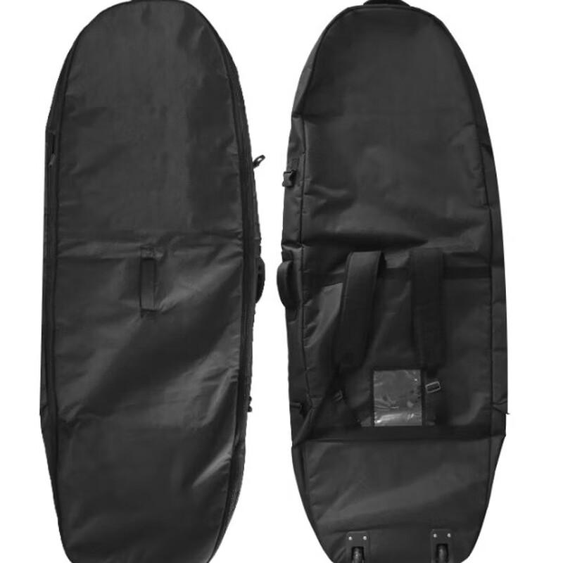 PULIAN Surfboard Bag with Wheels and Straps чёрный