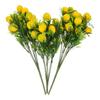 3 Pezzi Rami di Limone Artificiali Realistici Frutta Finta Decorazioni per Bouquet Foglie Vaso per la Casa Festa Giardino Rami di Frutta Limone
