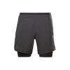 Solid Color Fitness Training Running Shorts Men Shorts Gray HG4065
