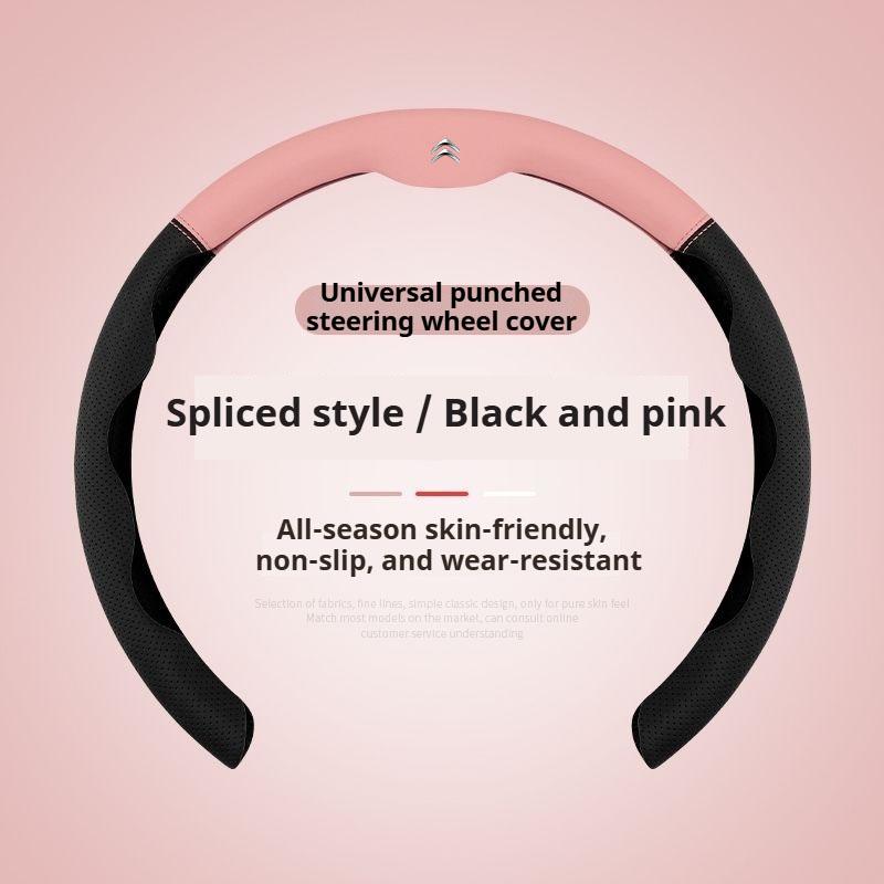 For Citroen C1 C2 C3 C4 C5 C6 VTS Xsara C-Crosser Berlingo Jumpy Anti slip breathable Car Steering Wheel Cover Auto Accessories ale256