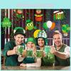 St Patricks Day Decoration Irish Party Supplies Shamrock Ornaments Accessories