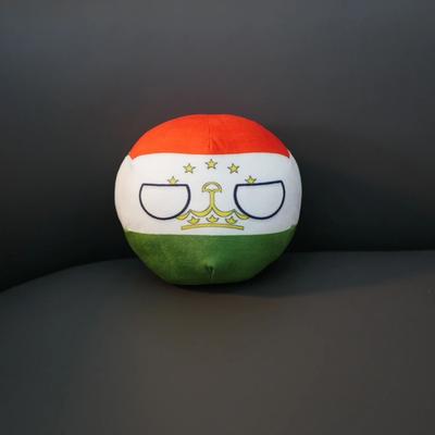10cm Η Δημοκρατία του Τατζικιστάν Polandball Μίνι Βελούδινο Παιχνίδι Countryball Anime Γεμιστό Περιφερειακά Δώρα
