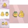 Charming Alloy Animal Brooch Colorful Cartoon Duck Design For Summer Season 2024
