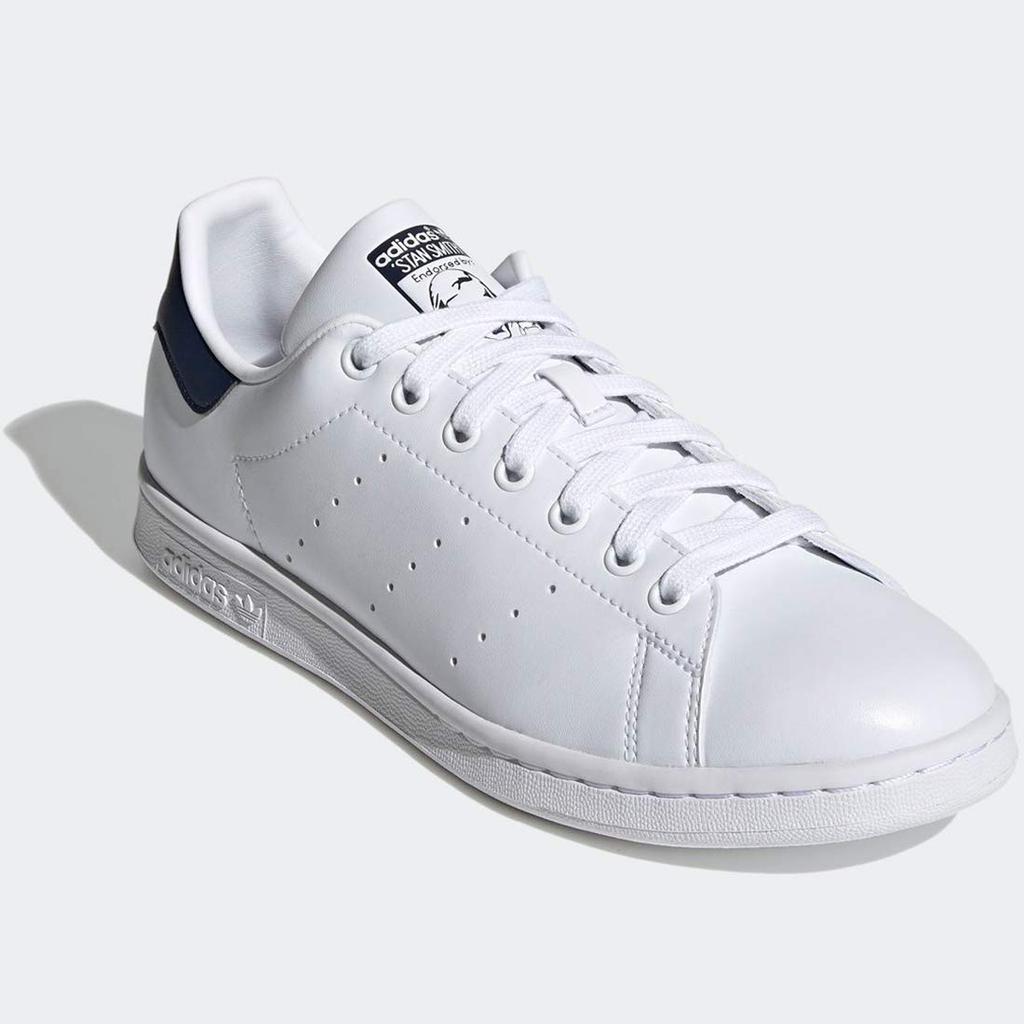 Adidas Stan Smith Footwear Size Authentic Adidas Japan Product FX5501, White/Footwear White/College Navy, 27.0cm,