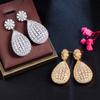 Creative Light Bulb Premium Earrings Needle Micro-Inlaid Zircon Hollow Earrings Popular Jewelry