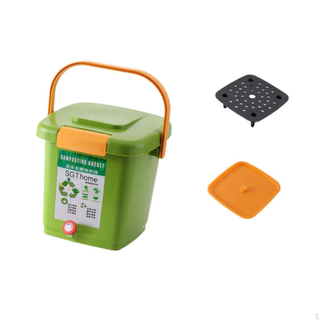 Compost Bin for Garbage, Household, Food Waste Container, Practical Waste,