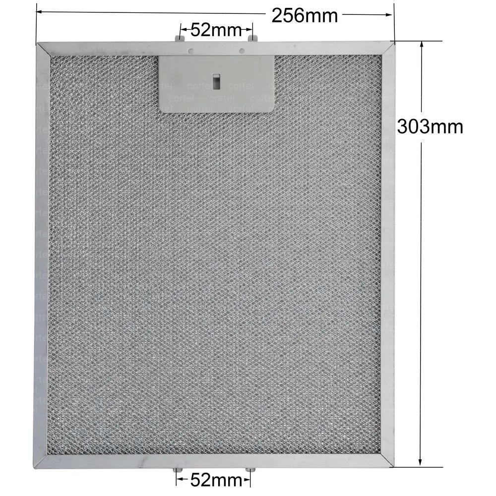 

1 шт.. Фильтр для вытяжки. 303х256мм, 30,3х25,6см. Жироуловитель. металл. 129730001 1