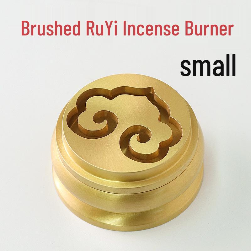 Beginner Brass Incense Set: Incense Seal Tool, Agarwood, Sandalwood Powder, Seal Press, and Incense Burner