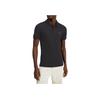Calvin Klein Solid Color Button Short Sleeve Polo Shirt Men tops Black J30J325269-BEH