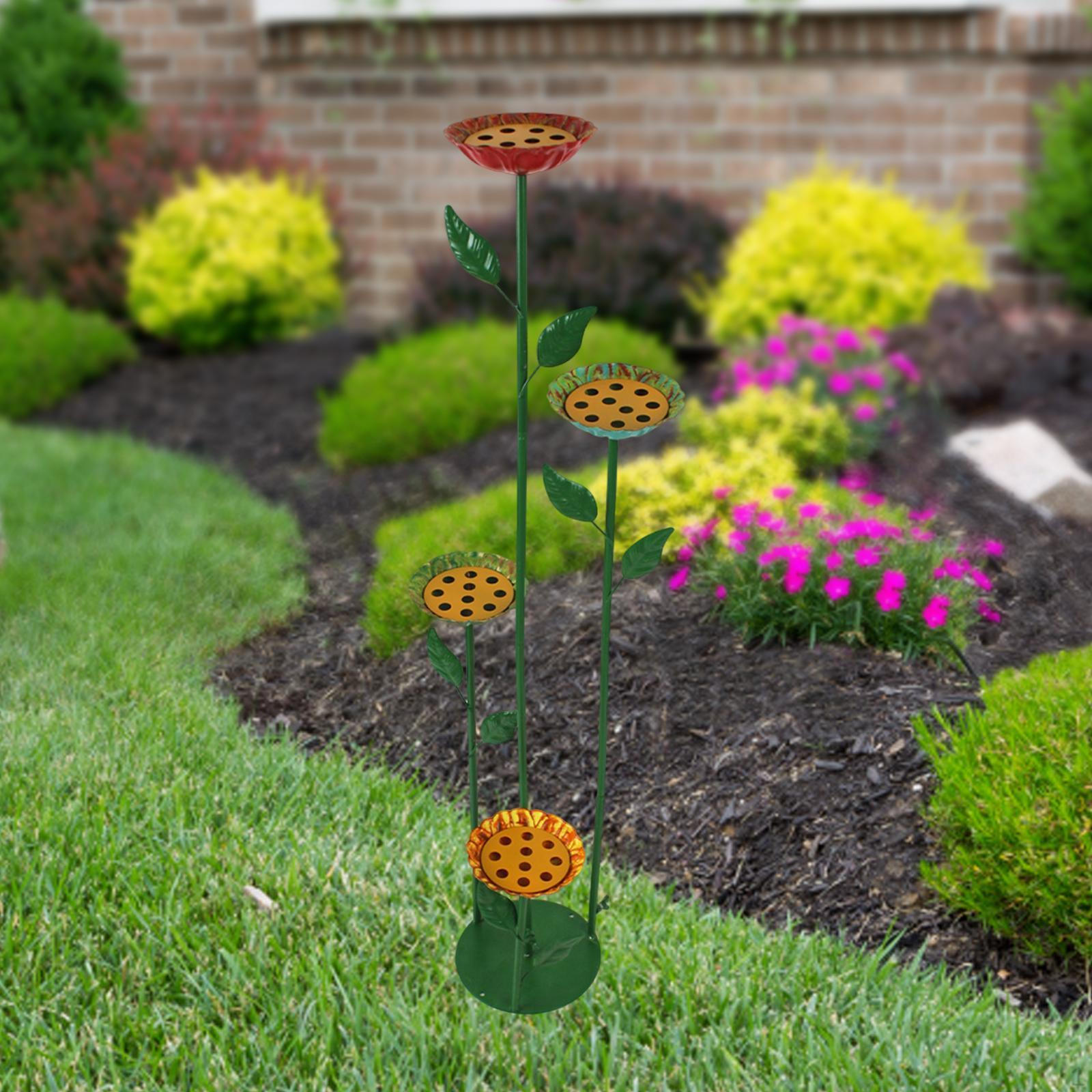 

Waterer Outdoor Bird Feeder Elegant Garden Decor Bee and Butterfly Bath Bowl for