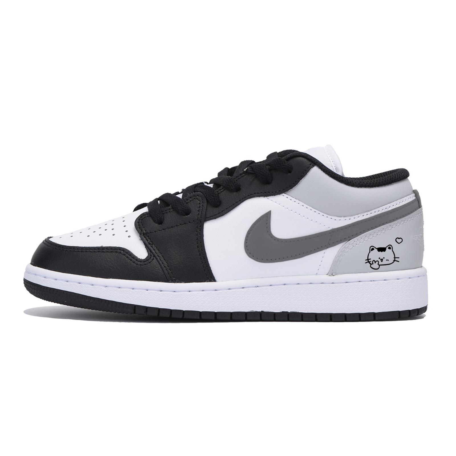

Jordan Air Jordan 1 Abrasion Resistant Low top Vintage Basketball Shoes Men s Dark Gray 553558-131(Team85-) 44