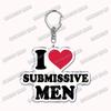 Custom I Love You My Fictional Boyfriend Awesome Girlfriend Keychain Emo Boys Hot Wife Mom Dad Key Ring Keychains Bf Gf Gifts