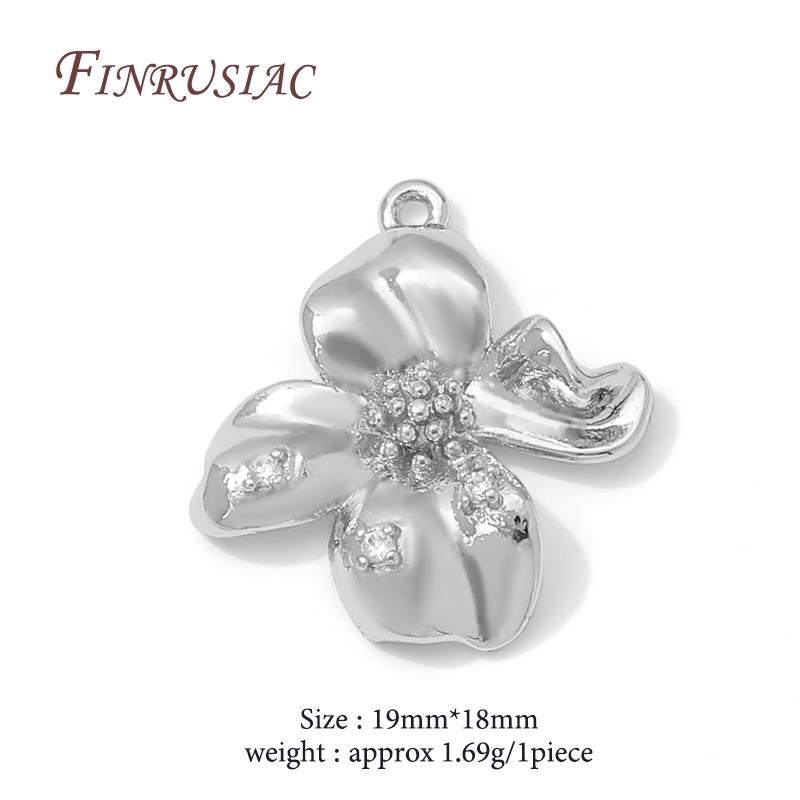 Pendentifs décoratifs plaqués or 18 carats pour boucles d'oreilles, breloques fleurs/soleil/lune pour bijoux, accessoires pour la création de bracelets DIY