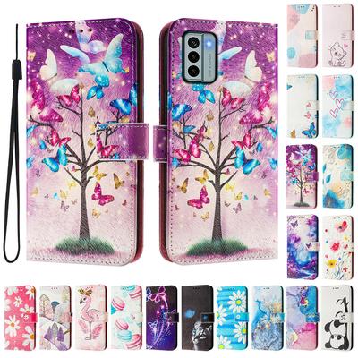 Чохол-книжка з розкішної розписної шкіри Butterfly tree для Nokia C12,C32,C02,C22,G22,G11 4G,G21 4G,G42,G10,G20,C10,C20,HMD Pulse...