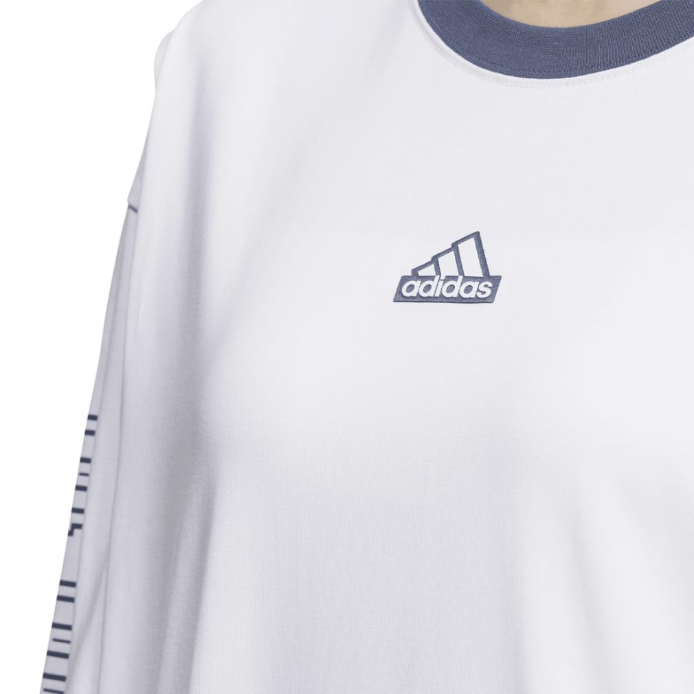 Adidas JSY07 Carbon Long Sleeve with Words Size M Women's T-Shirt (IM8709),