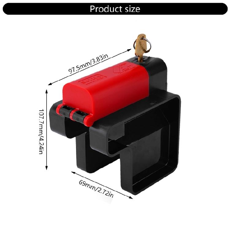 Adjustable Ball Valves Lockout Device Industrial Safety Lock Locking Gate Valves Switches Lock for Flat/Round Handles