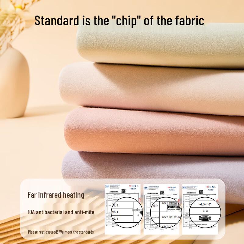 GUJIN Damen Antibakterielles Mittelhohes Taille Rundhals Dünnes Thermounterwäsche Set