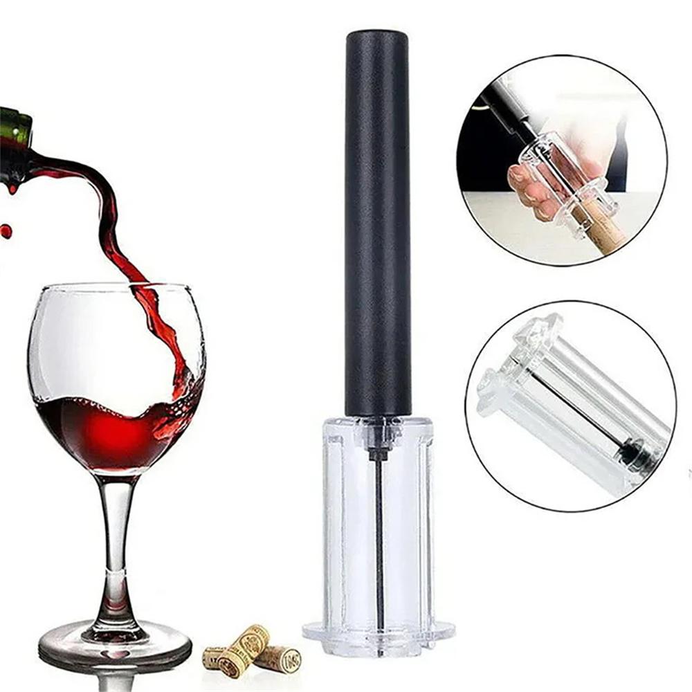 Manual Air Pressure Red Wine Bottle Opener Needle Type Wine Bottle Cork Remover
