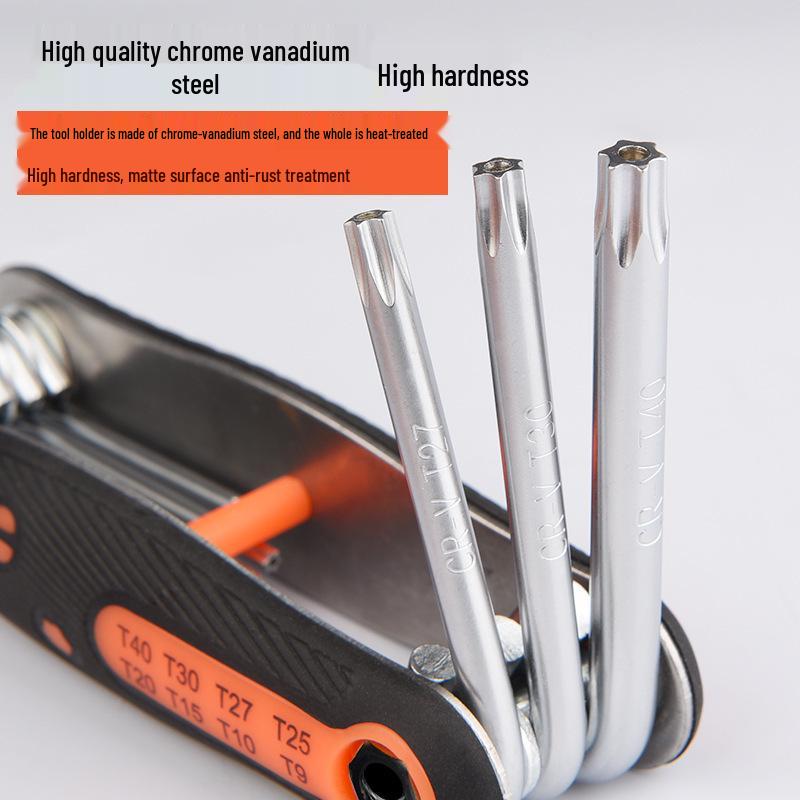 Folding Universal Hex & Torx Key Tool Set - Metric & Imperial