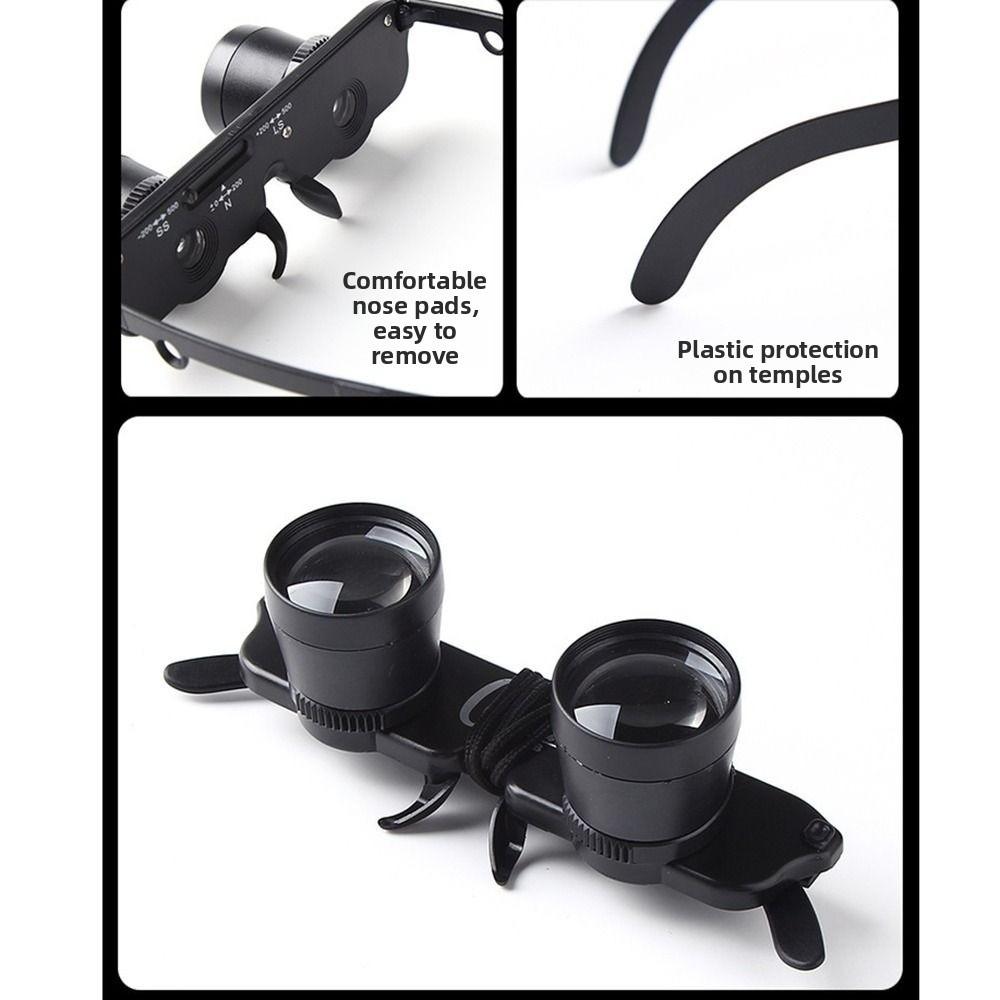 Hand Free Portable Binocular Telescope High Definition Magnifying Glasses Camping Equipment