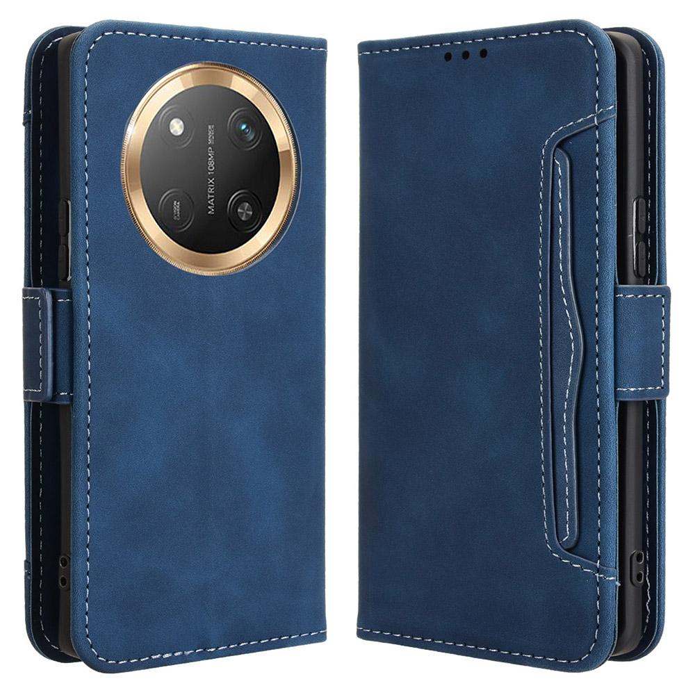 Leather Case for Honor X9c 5G/Magic7 Lite 5G/X60 Pro 5G Phone Wallet Cover with Multiple Card Slots