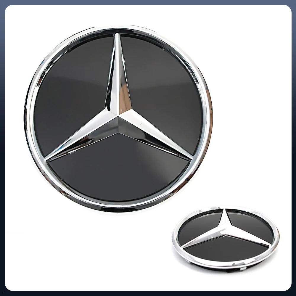 For Mercedes Benz  Front Grill Mirror Emblem 3D Star Chrome Logo X253 W166 C292 X166 2016-2019