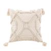 Bohemian Woven Texture Throw Pillowcase Cojines Three-Dimensional Embroidered Tassel Cushion Cover Sofa Decor Pillow Covers