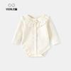 Baby Girl Princess Style Long-Sleeve Romper