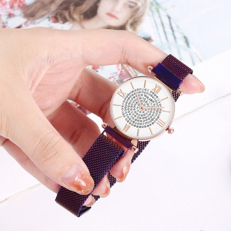 Women Watches Top Brand Luxury Fashion Casual Rose Gold Quartz Ladies Bracelet Watch Alloy Mesh Strap Watches Gift