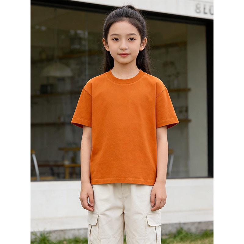 230g Kids' Cool-Feel UV-Protective Quick-Dry Moisture-Wicking Round Neck Tee