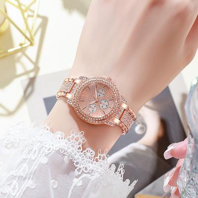 Rose Golden Fashion Luxusní dámské hodinky Originální styl Dámské náramkové hodinky Quartz Nejlepší dárky pro manželku, rodinu, přítele
