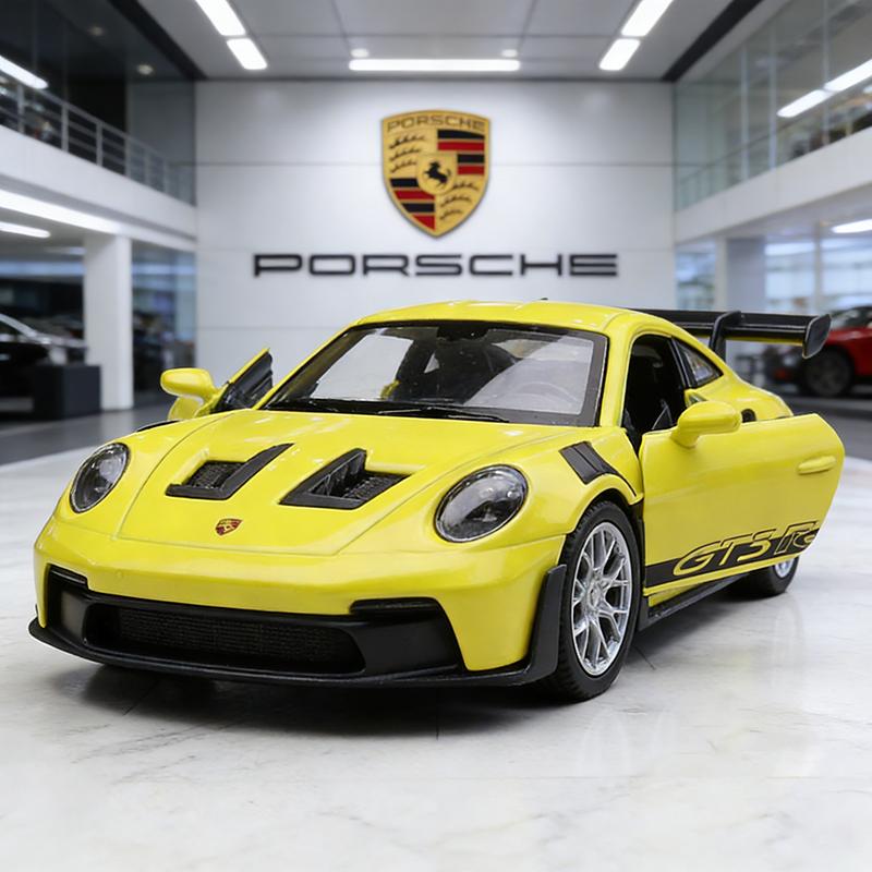 Welly 1/36 Porsche 911 GT3 RS Alloy Car Diecasts & Toy Vehicles Car Model Miniature Scale Model Car Toy for Children