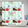 Whimsical Party Gnomes Shower Curtain Perfect for Your Bathroom Decor!