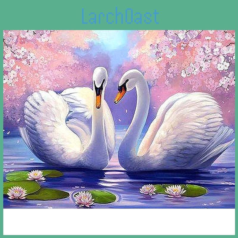 Swan Diamond Handmade Diamond Embroidery Painting Needlework Mosaic Cross Stitch Home Decor
