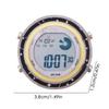 Digitaluhr für Motorrad, Auto Uhr Uhr Licht Multifunktion Regenfall, Tragbares kleines Motorrad