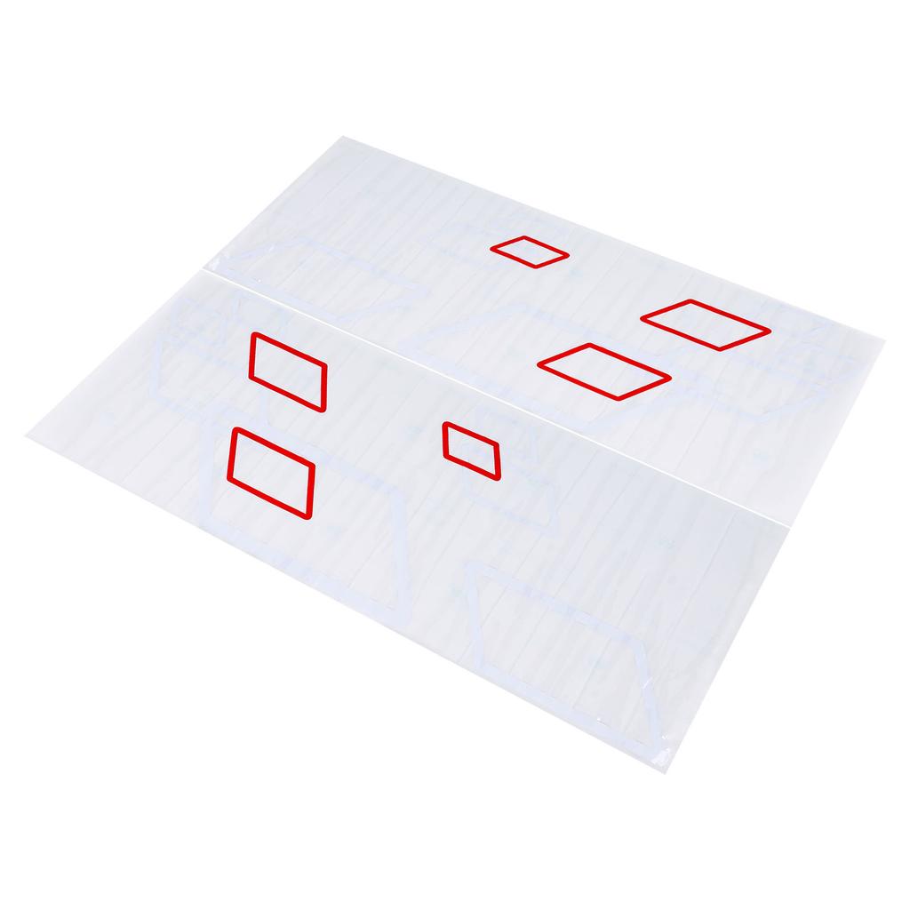 100x38cm Car Body Side Sticker PVC Decals DIY Sport Styling Decoration Auto Truck Racing Accessories White Red