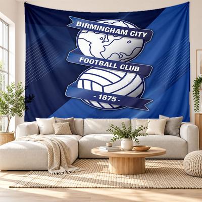 Birmingham City Wall Tapestry, Soft Fabric Wall Hanging, Decorative Backdrop For Bedroom Home Wall Art