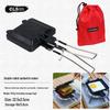Portable Non-Stick Folding Sandwich Toaster & Frying Pan for Outdoor & Home Use