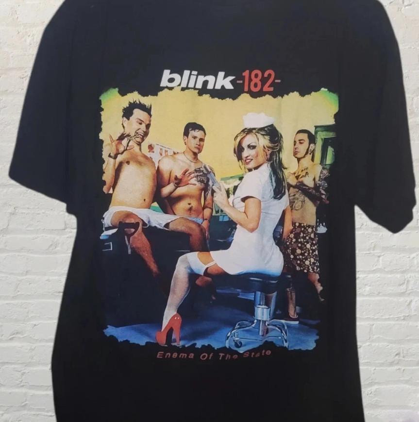 VTG Blink-182 band punk T-shirt S-5XL XL