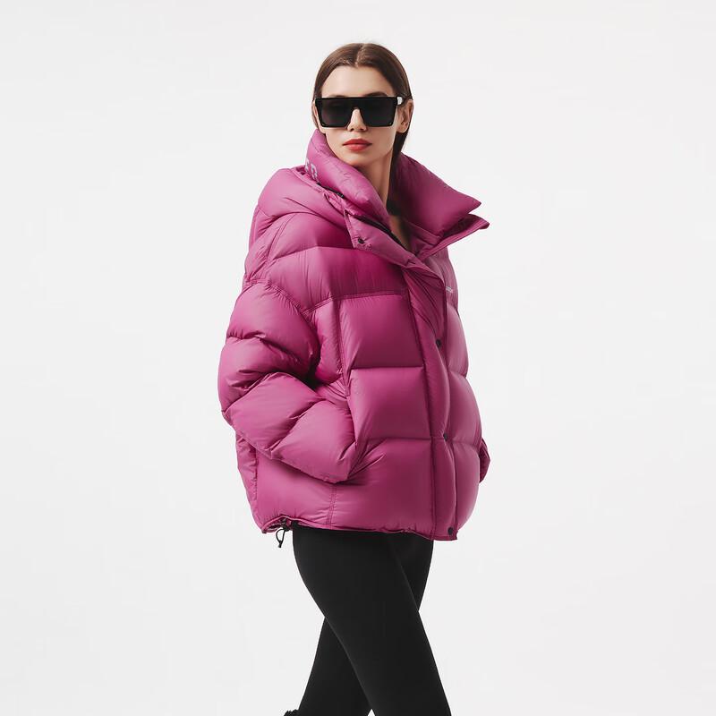 Tanboer Women's Hooded Puffy Down Jacket