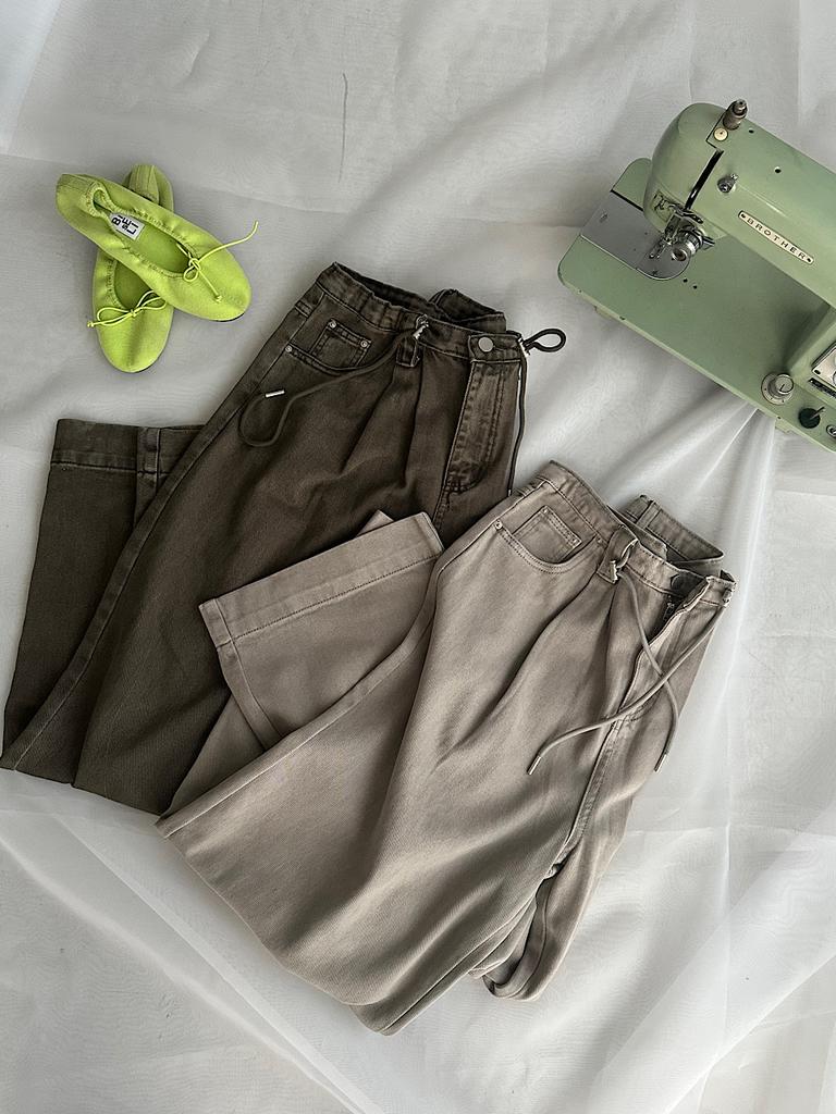 APOEM Stopper Wide Denim Pants (2C)