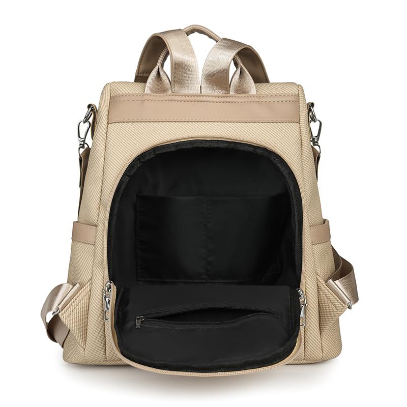 Μαλακό Δερμάτινο Σακίδιο Αντικλεπτικό Σακίδιο Ταξιδίου Μεγάλης Χωρητικότητας Τσάντα Ώμου Πολλαπλών Θέσεων Σχολική Τσάντα Μαθητή