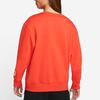 Air Jordan Logo Print Fleece-Lined Crew Neck Sweatshirt Men Sweatshirt Red DO9153-673